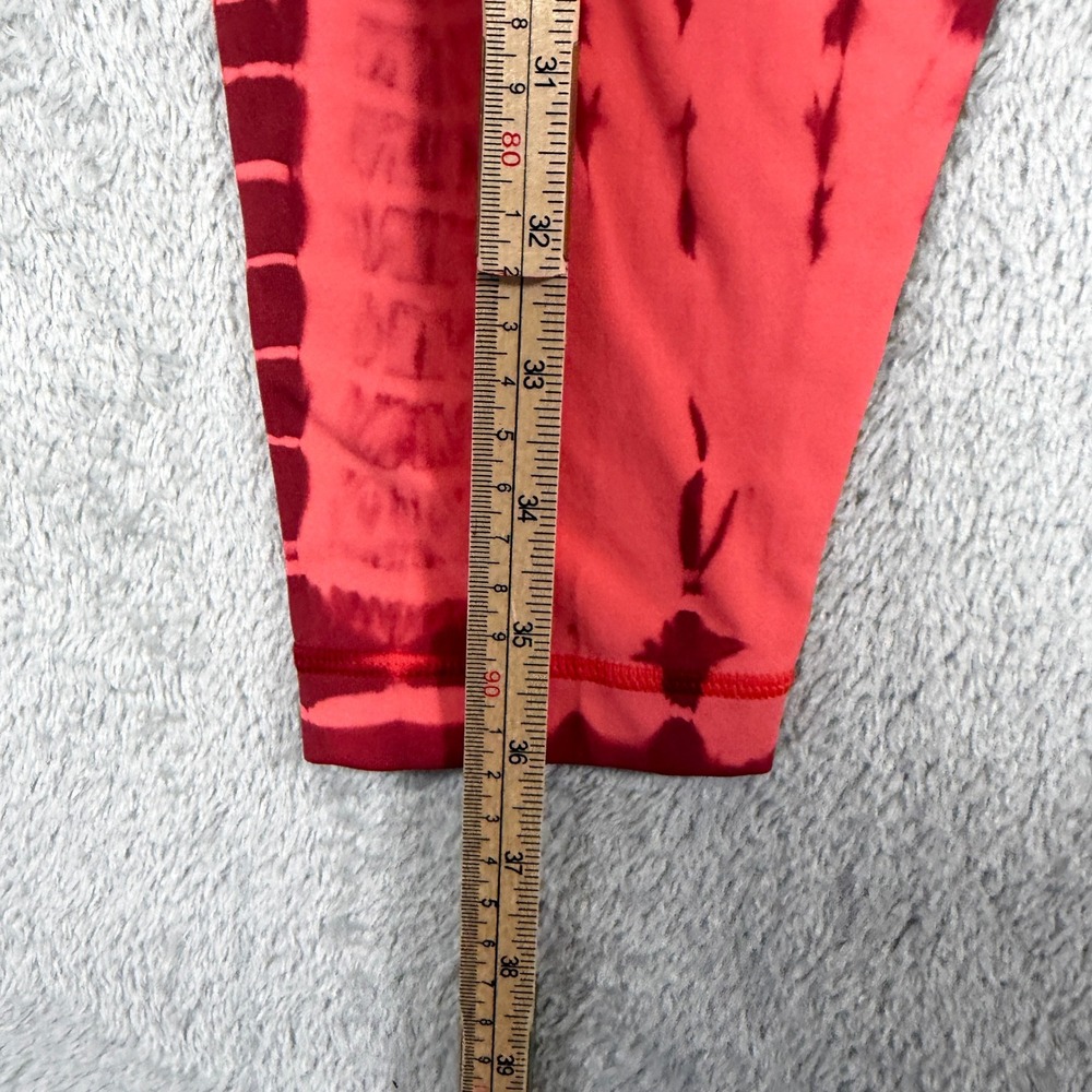 Lululemon Wunder Under High Rise 28" Leggings Women 8 Shibori Pop Persian Red - Picture 8 of 9